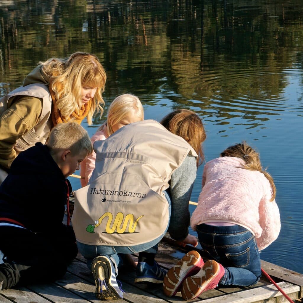 Natursnokar vid vattnet